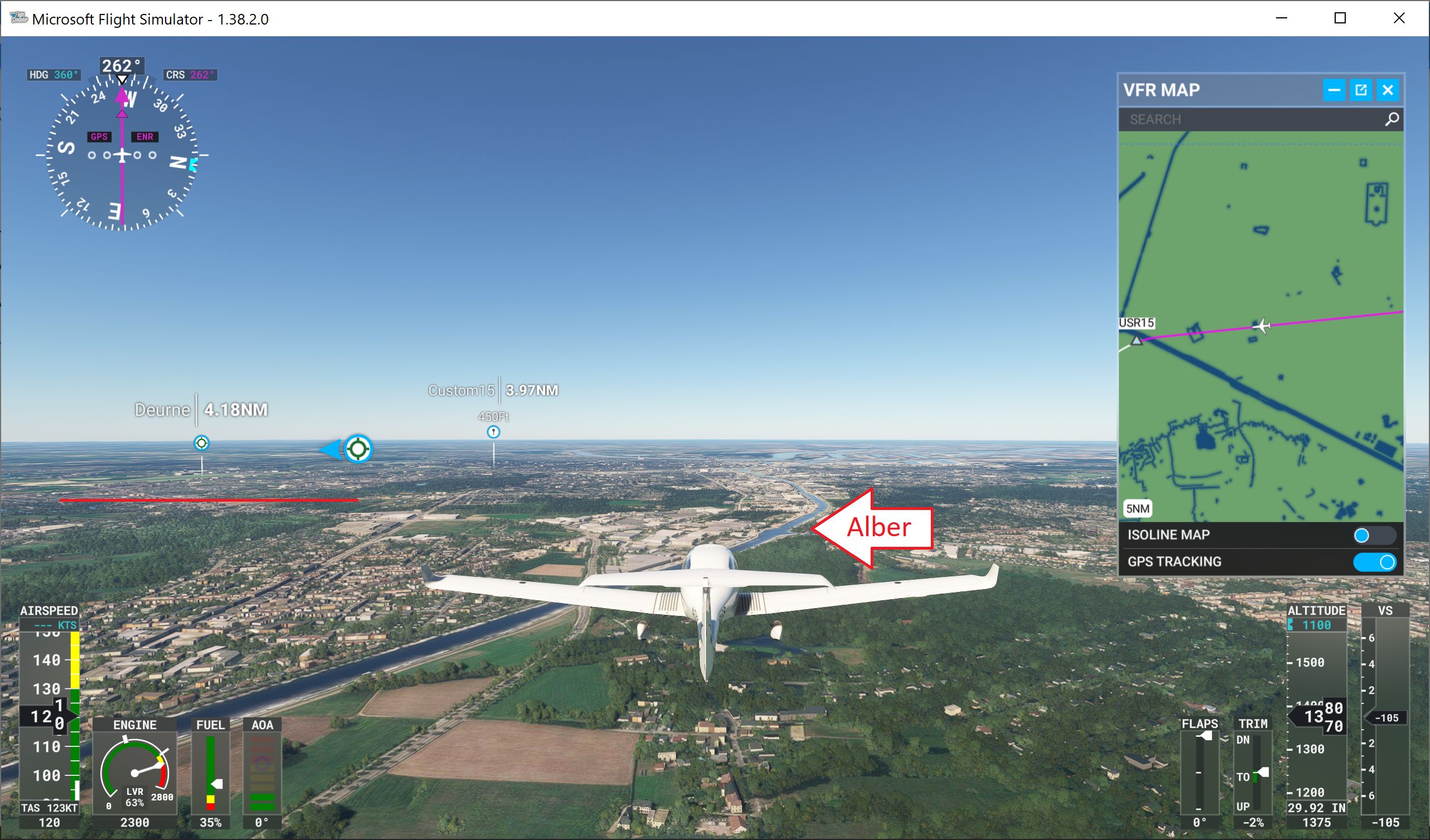 From Alber direct left base runwayt 11