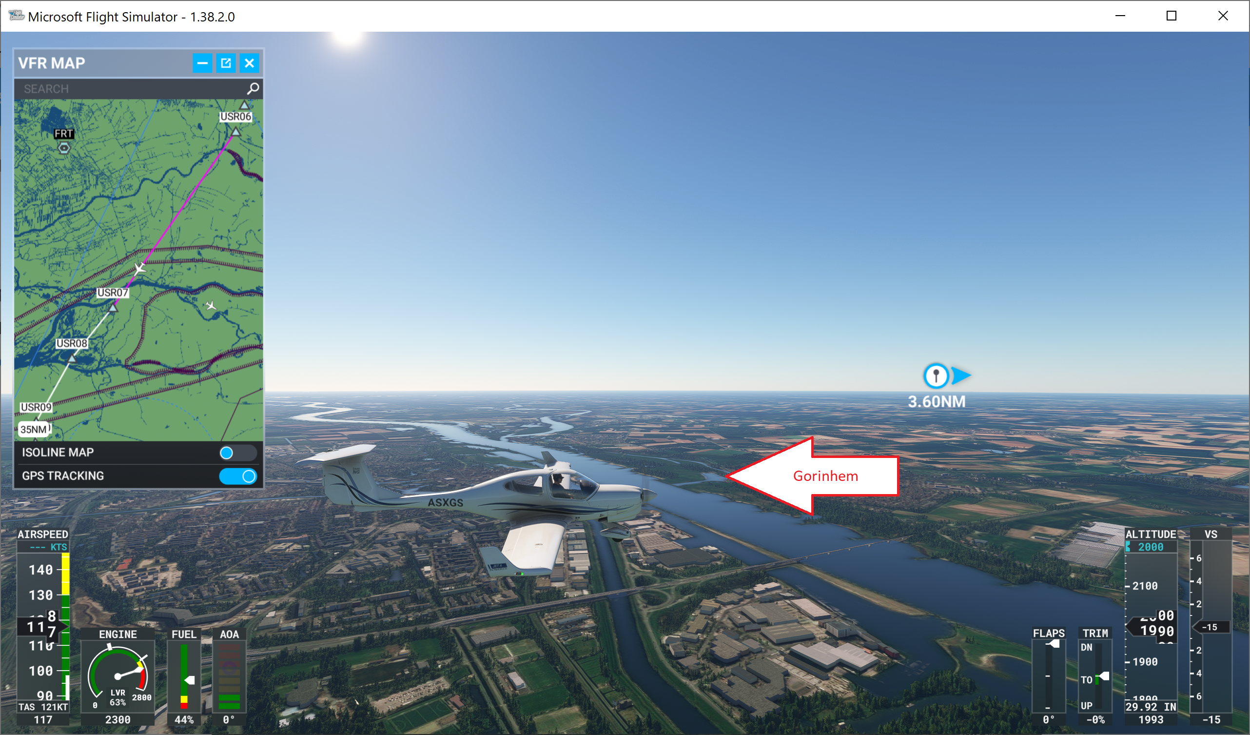 Flying over Gorinhem